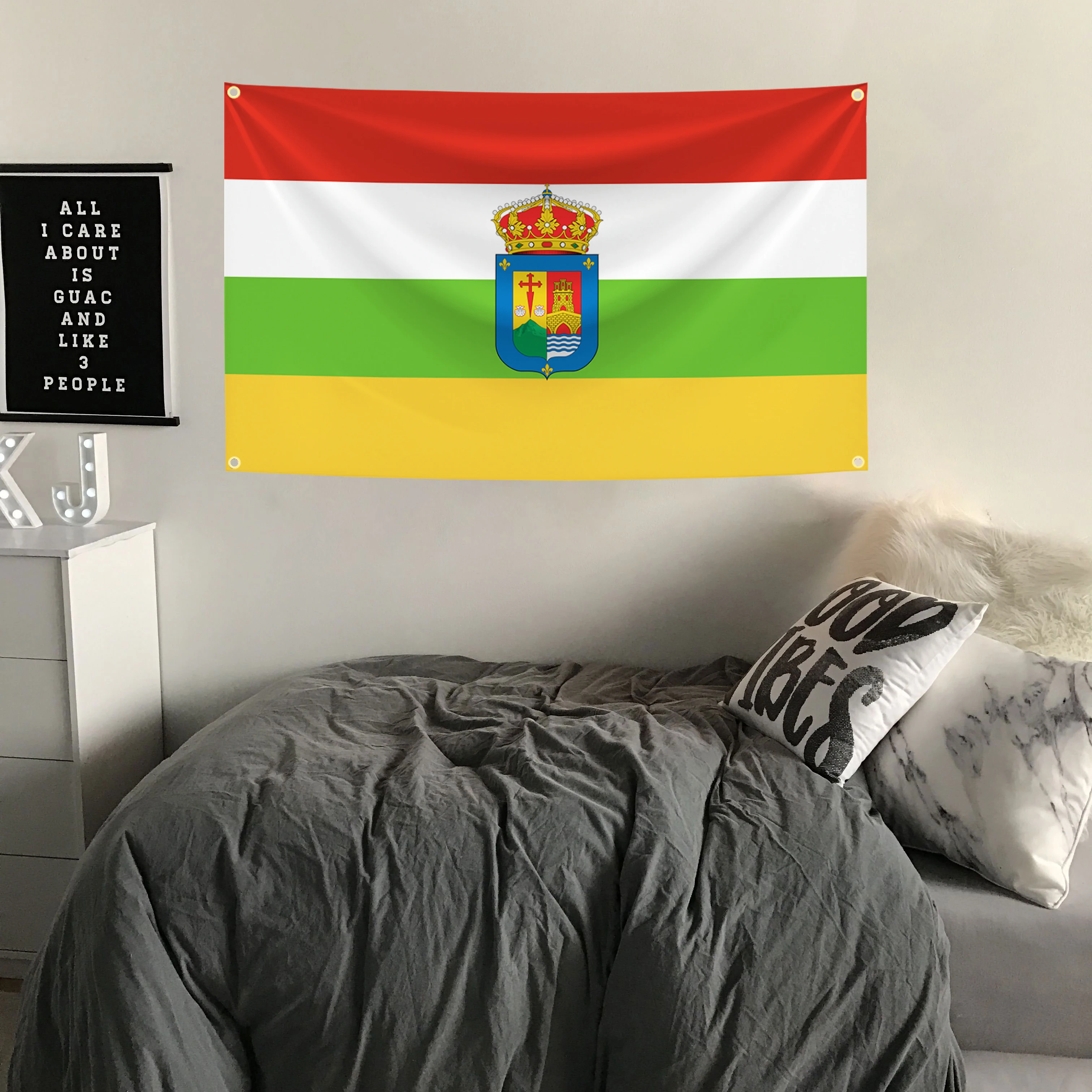 90x150cm La Rioja Flag Poster Banner For Bar Beer House College Dorm Room National Regional Art Tapestry Banner Gift
