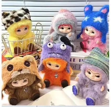 

Новинка 2026 года: Плюшевая игрушка-брелок Waku Kuku Blind Box Bare Edition – милая и очаровательная подвеска для сумки, подарок, хит продаж