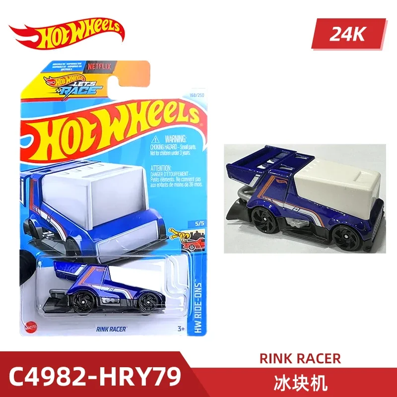 2024-168 HOT WHEELS 1:64 RINK RACER Collezione pressofuso in lega modello di auto decorazione regalo