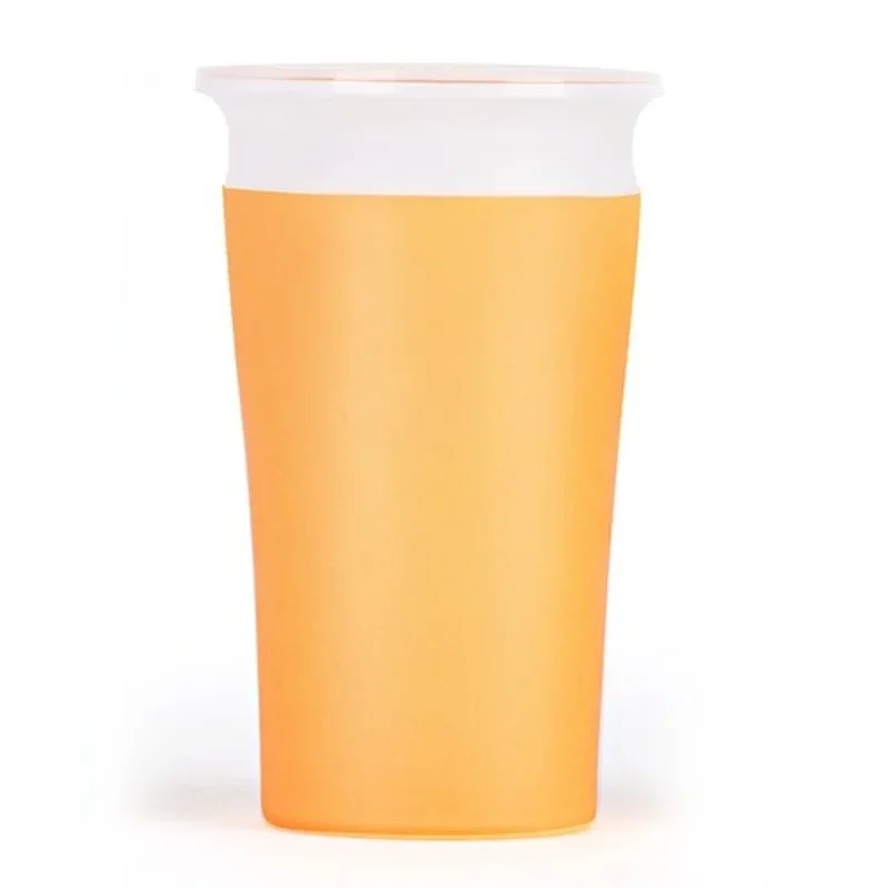 Taza mágica para bebé, vaso de aprendizaje para beber, a prueba de fugas, botella de agua para niños, 270ML