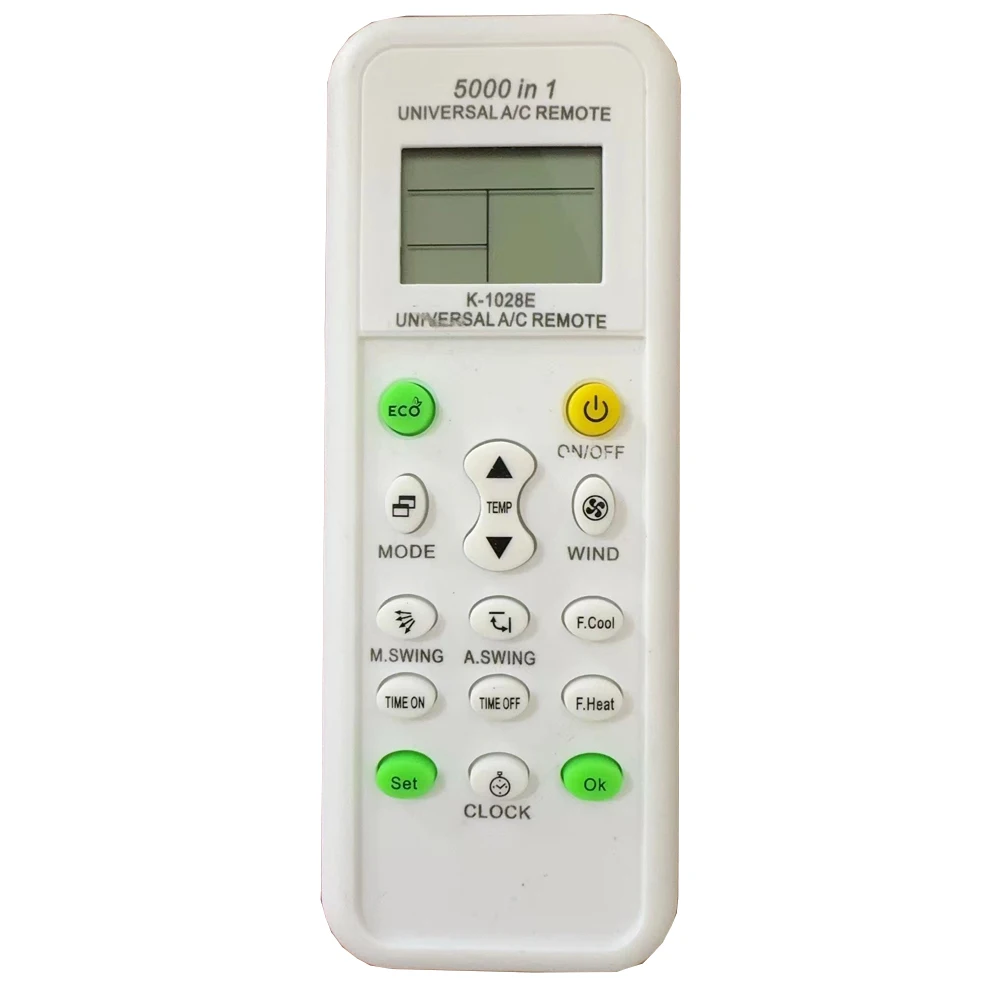 5000 in 1 Universal Remote Control K 1028E AC Digital LCD For Air Conditioner