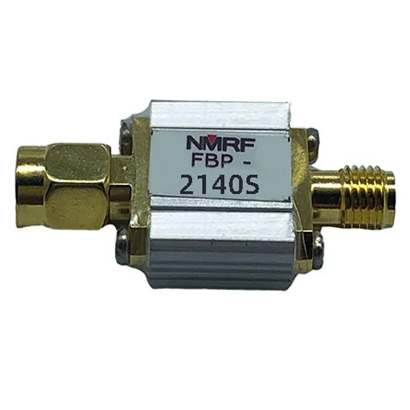 NMRF 1 PCS 2140Mhz Bandpass Filter SAW 2140Mhz With SMA Interface Reduce Noise UMTS 1DB Passband Signal Band Pass Filter