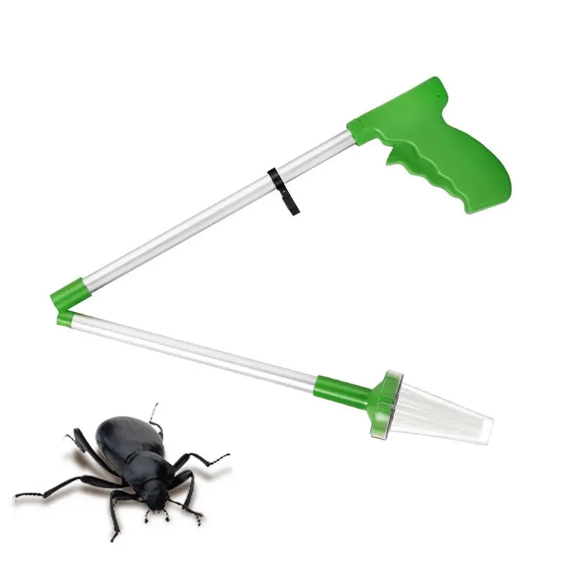 Folding household tool spider catcher clip insect catcher cute garden Pick Up Tool Fly catcher Abs household outdoor Trap Tool