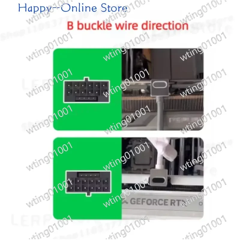 for NVIDIA GeForce RTX 4090 Custom GPU Power Extension Cable 12VHPWR 16 Pin Male to Female Adapter Cord with 90 Degree Right