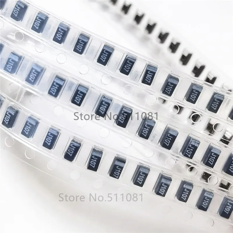 10PCS 6.3V 6V 100UF A 107 J 3216 Chip SMD Tantalum Capacitor