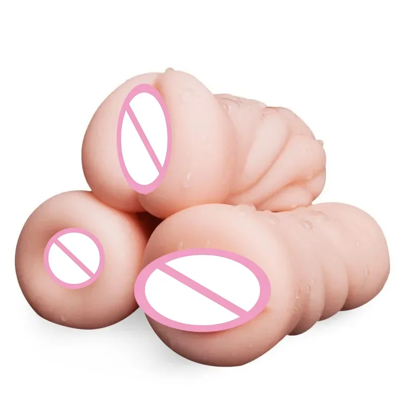 3D Artificial Vagina Male Masturbators Cup Realistic Vaginal Real Vagina Anal Soft Silicone Ass Sex Toys for Men Masturbation