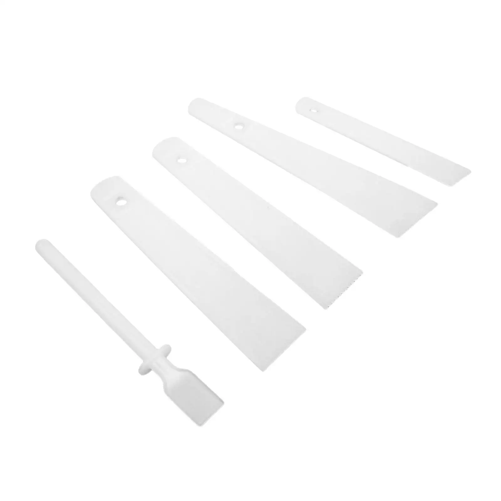 5x Glue Spreaders Painting Scrapers Multifunction Glue Smear Sticks for PU Leather Sewing Card Making Handmade Accessories