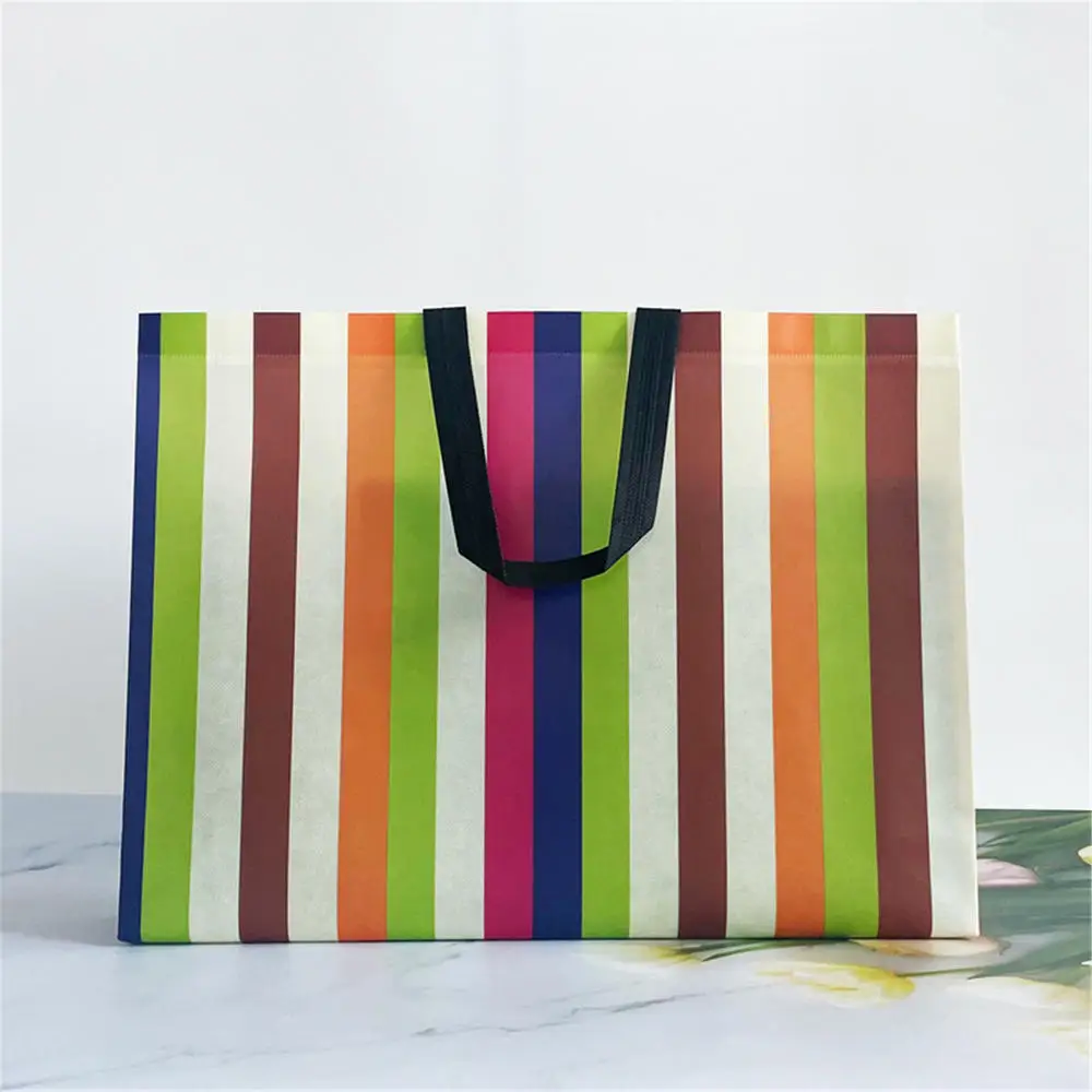 Nieuwe Vrouwen Opvouwbare Boodschappentas Herbruikbare Eco Draagtas Grote Non-Woven Shopper Tassen Canvas Reis Kruidenier Duurzame Boodschappentassen