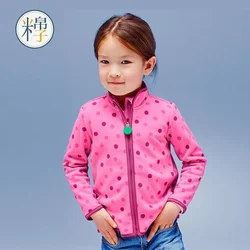 New 2022 Spring&Autumn Children Jackets Coats Baby Boys Girls Polar Fleece Jacket Cute Boys Girls Fashion Sweater Jacket