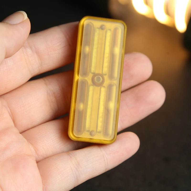 Pei rebote cartão mecânico empurrador catraca edc cartão empurrador tdah ansiedade estresse brinquedos mesa de escritório brinquedo para presente adulto