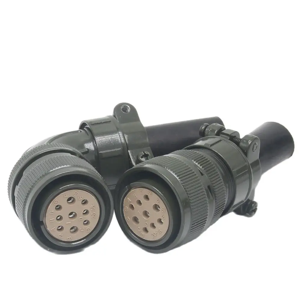 

MS3108 20-18S 9 Pin Waterproof Connector Server Motor Power Plug Socket Connector Aviation Plug Straight Or Right Angled