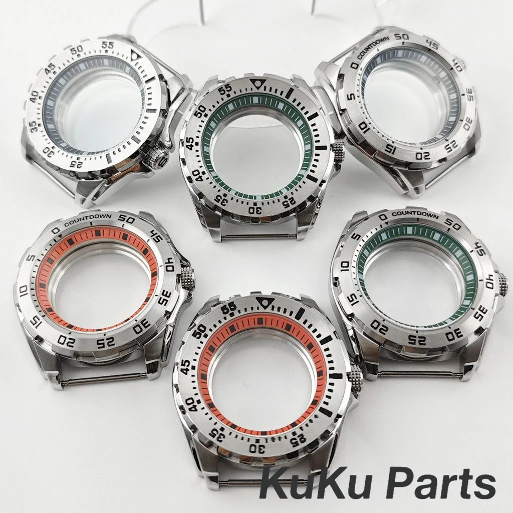 Superior Monster 44MM NH35 Modified Monster Case Mechanical Watch Case Precision Suitable For NH34 NH35 NH36 NH38 NH70 Movement