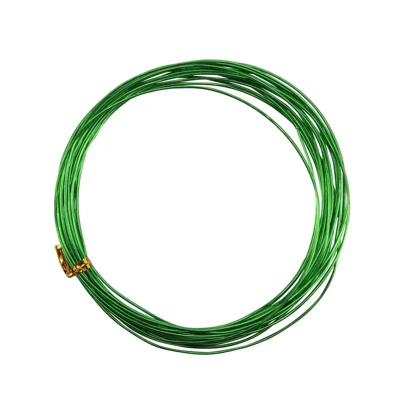 ABWZ-27 Rolls Bonsai Wires Anodized Aluminum Bonsai Training Wire With 3 Sizes (1.0 Mm,1.5 Mm,2.0 Mm),Total 147 Feet (Green)
