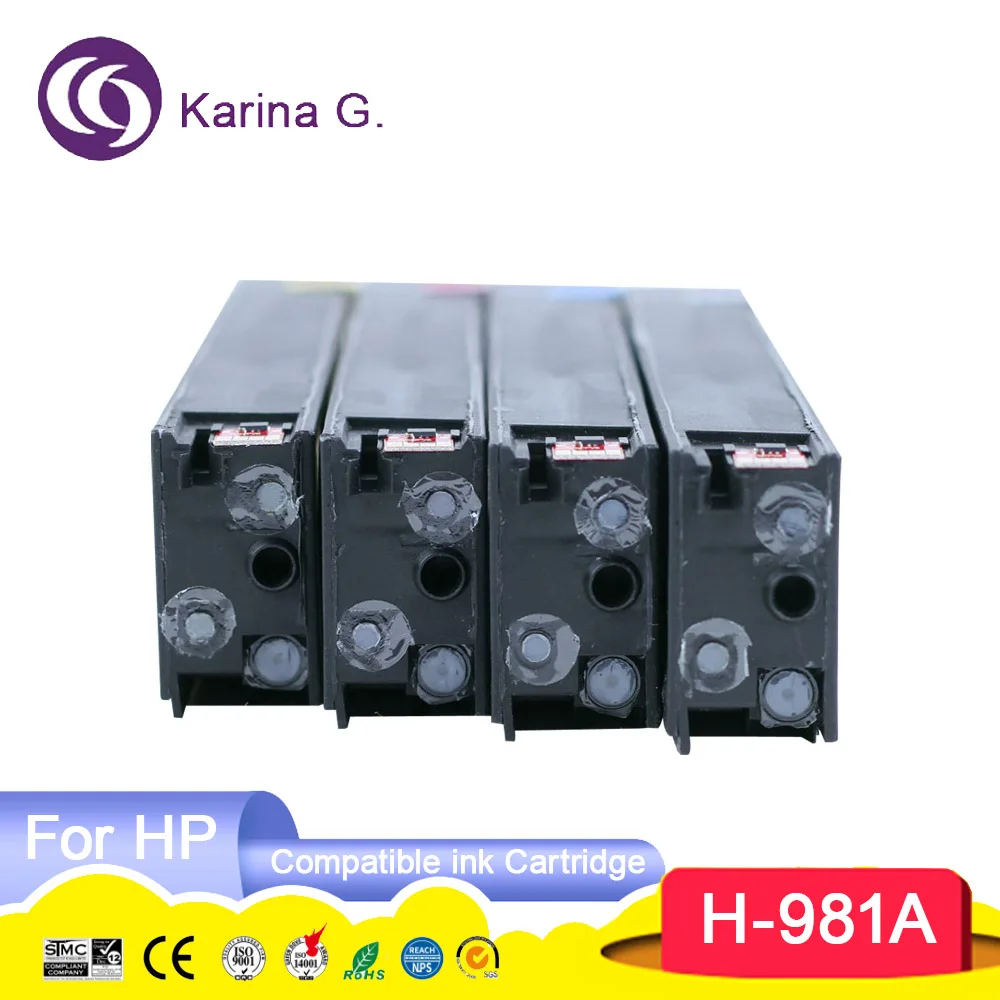 KG.For HP 981 981A خرطوشة حبر نفاثة متوافقة الألوان لـ HP PageWide Enterprise Color 556xh/dn/586dn/f/z/E58650dn/MFP E55650 #3
