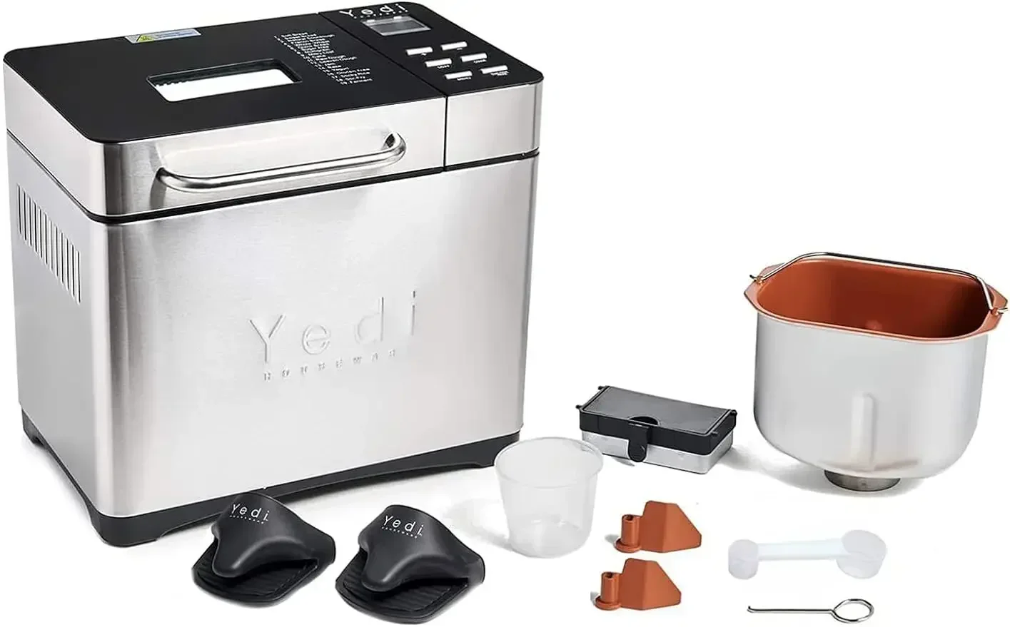 Yedi Total Package 19-in-1 Bread Maker, with Deluxe Accessory Kit