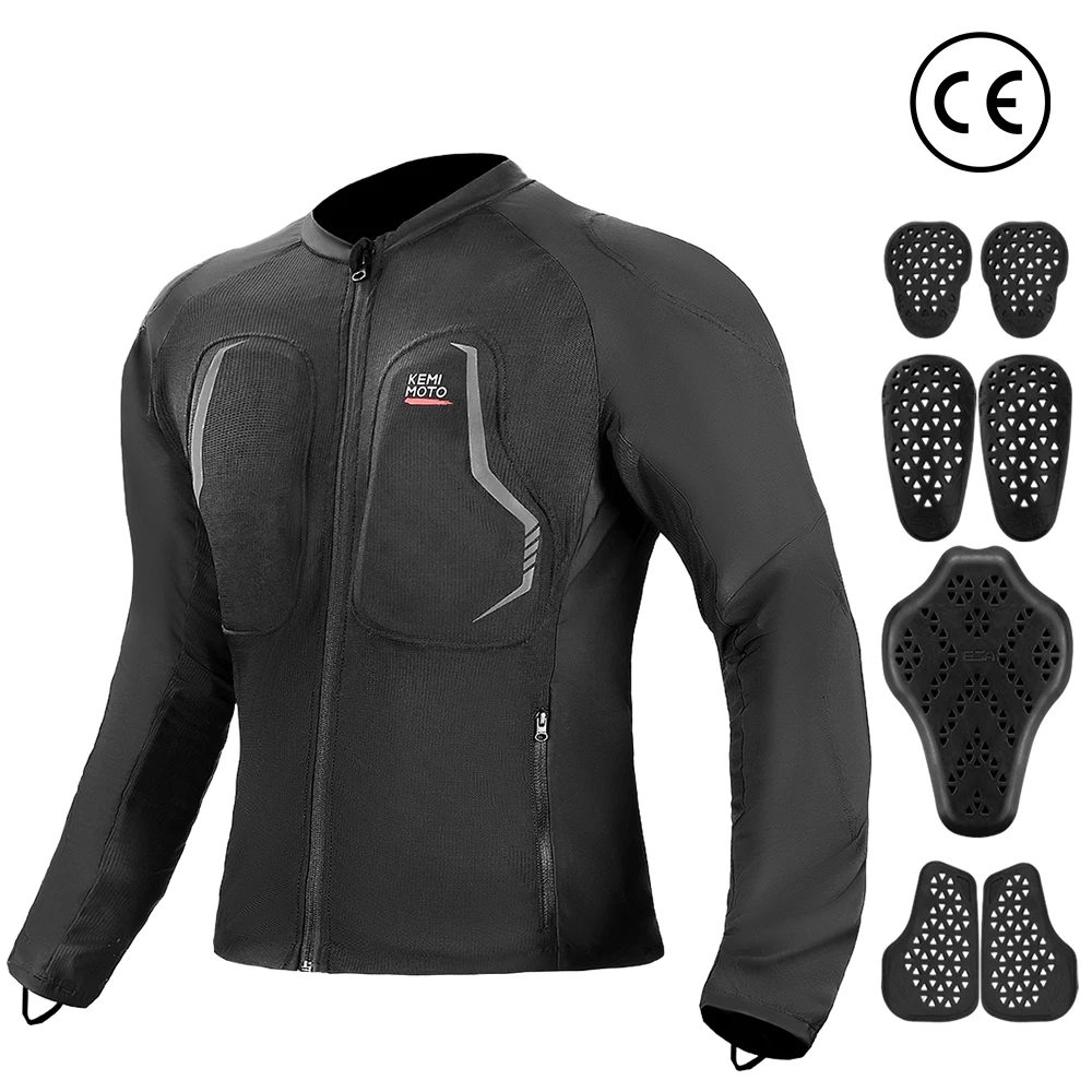 Motorrad-Schutzjacke für den Sommer, atmungsaktives Mesh mit 7-teiligem CE-Schutz für Männer und Frauen, Motocross-, UTV- und ATV-Ausrüstung