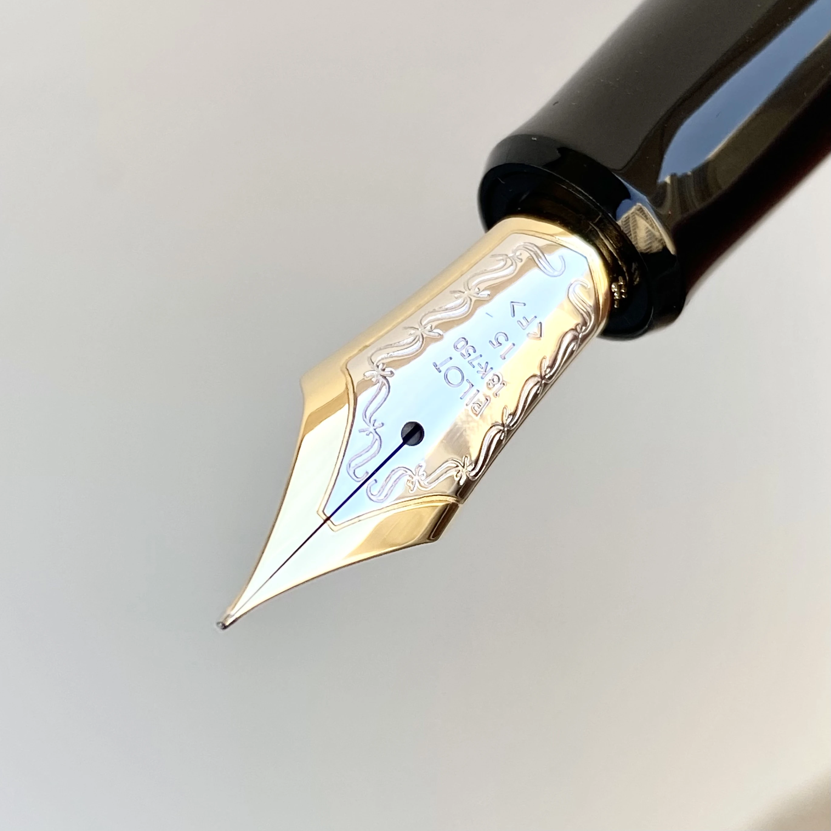 Original PILOT Custom 845 Raw Lacquer Vermilion Black Sophora No