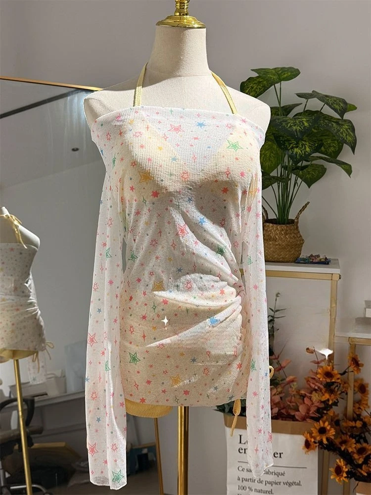 

2026 New 3-Piece Split Bikini Set Women's Korean Style Retro Halter Backless Sexy Swimwear Beach Holiday Fashion Beachwear New