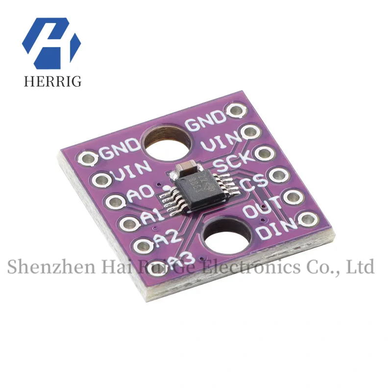 

ADS1118 16-bit analog-to-digital converter, ADC module, SPI communication module, internal reference and temperature sensor