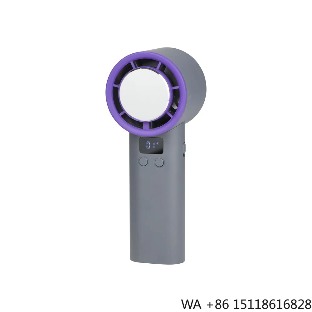 New High Speed Turbo Fan Summer Personal Office Outdoor Rechargeable Mini USB Portable Cooling Handheld Fan With Cooling Face