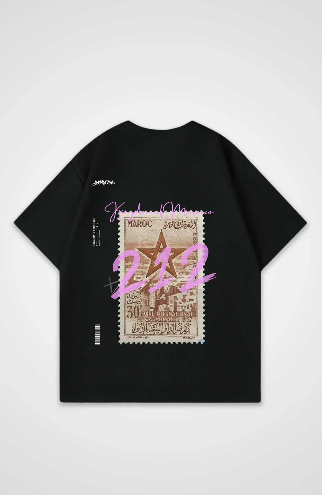 مملكة المغرب تي شيرت للرجال جرافيك تي شيرت بلايز ملابس رجالية قطن تي شيرت رجالي قمصان وتي شيرت Y2K جودة عالية #2