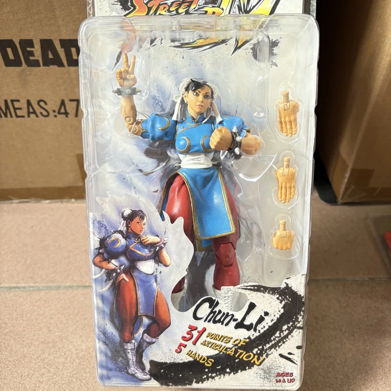

Street Fighter CHUN LI RYU Ken Guile Gouki Akuma Articulated PVC Action Figure Collectible Model Toys Movable Decoration Gifts