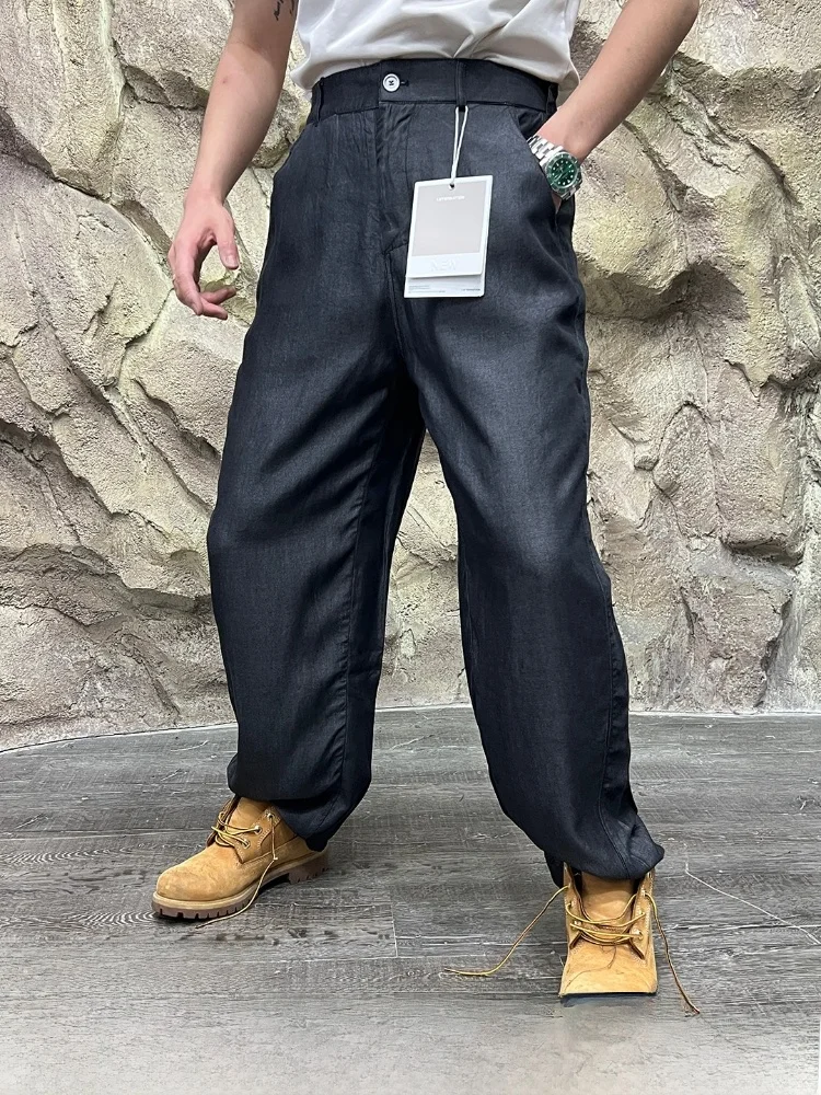 

Street Sle Straight Leg Jeans Casual Pants Blended Fabric Retro Japanese Sle Versatile Long Pants Youth Spring Summer