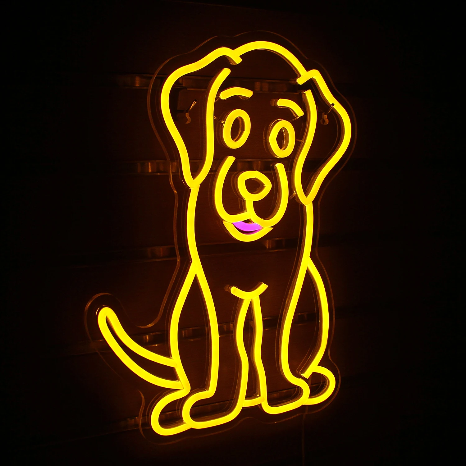 

Dog Neon Signs Golden Led Light For Room Decor Pet Party Supplies USB Powered Bright Neon Dog Sign for Pet Shop Home Bar