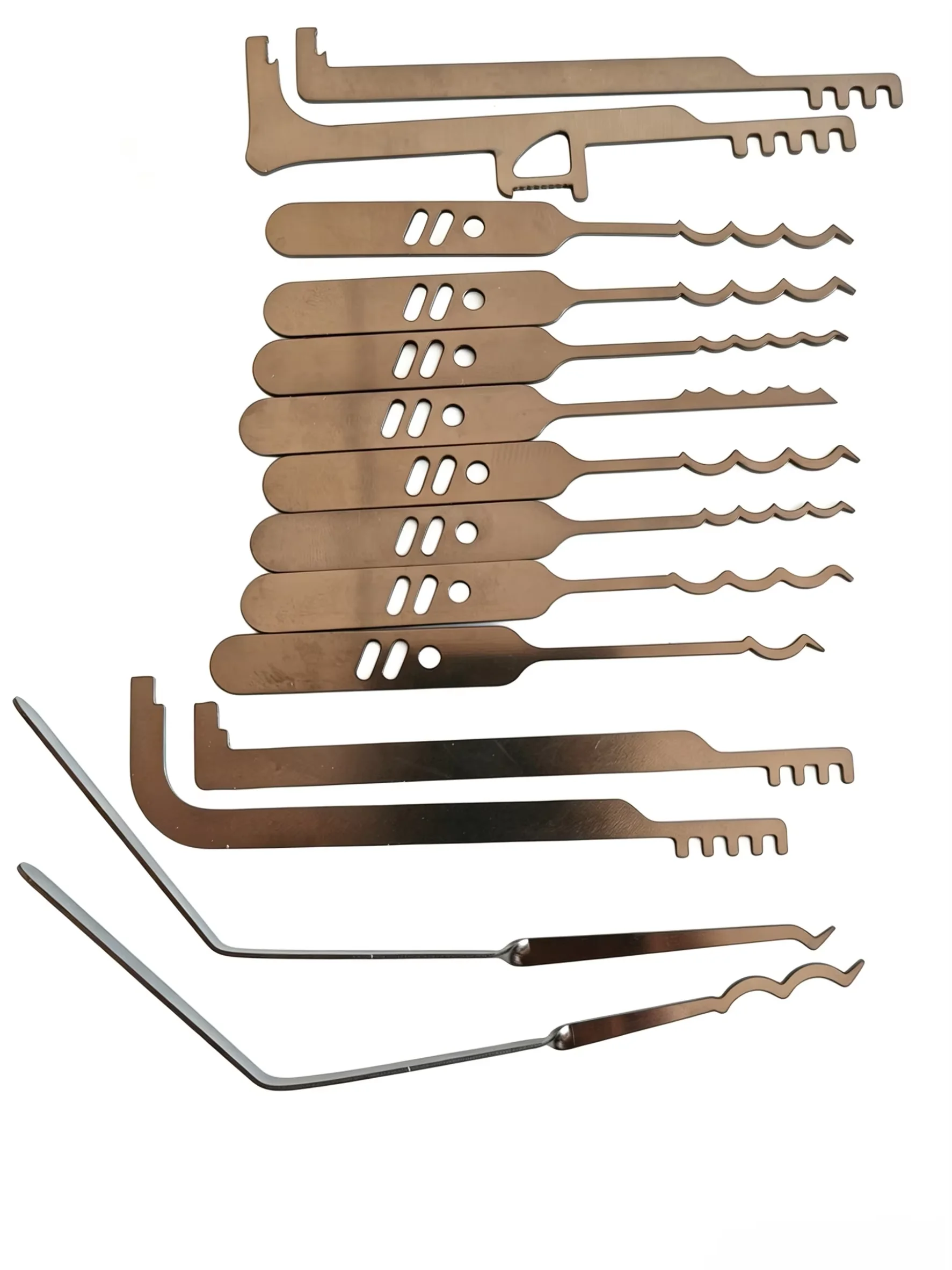 15Pcs Multitool Kit Car Locksmith Tool Lock Pick Set And Lock Opening Tools for Door Repair Compatible with Power Tools