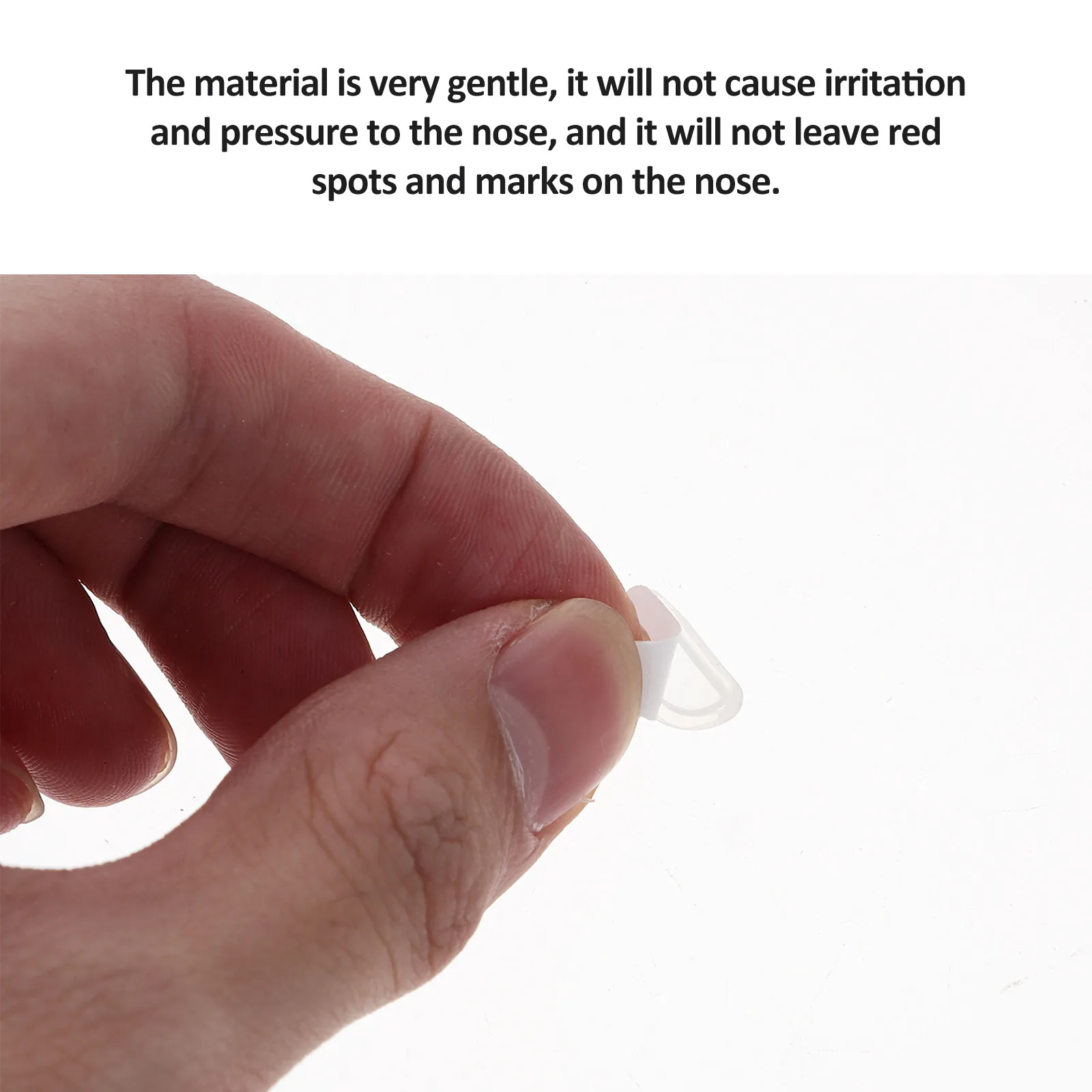 10Pairs High-Durability Silicone Nose Pads for Eyeglasses Non-Irritating Nose Support Pads Compatible with Plastic Metal