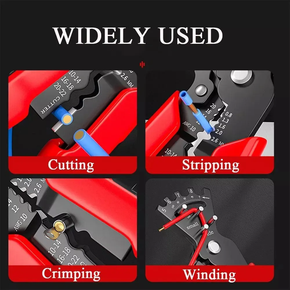 Multifunctional Special Wire Stripping Pliers for Electrician Cutting Wire Stripping Skin Pressing Wire Winding Scissors