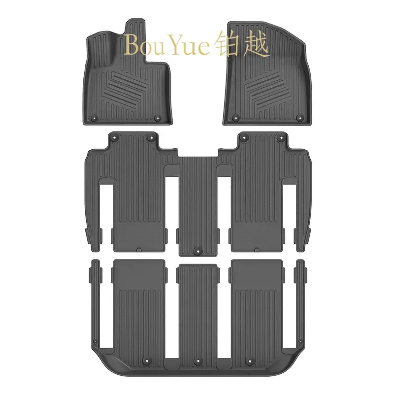 Custom Fit TPE Car Floor Mats for Volvo EM90 Polar Krypton 009 All Weather Waterproof Liners Trunk Cargo Mat Auto Accessories
