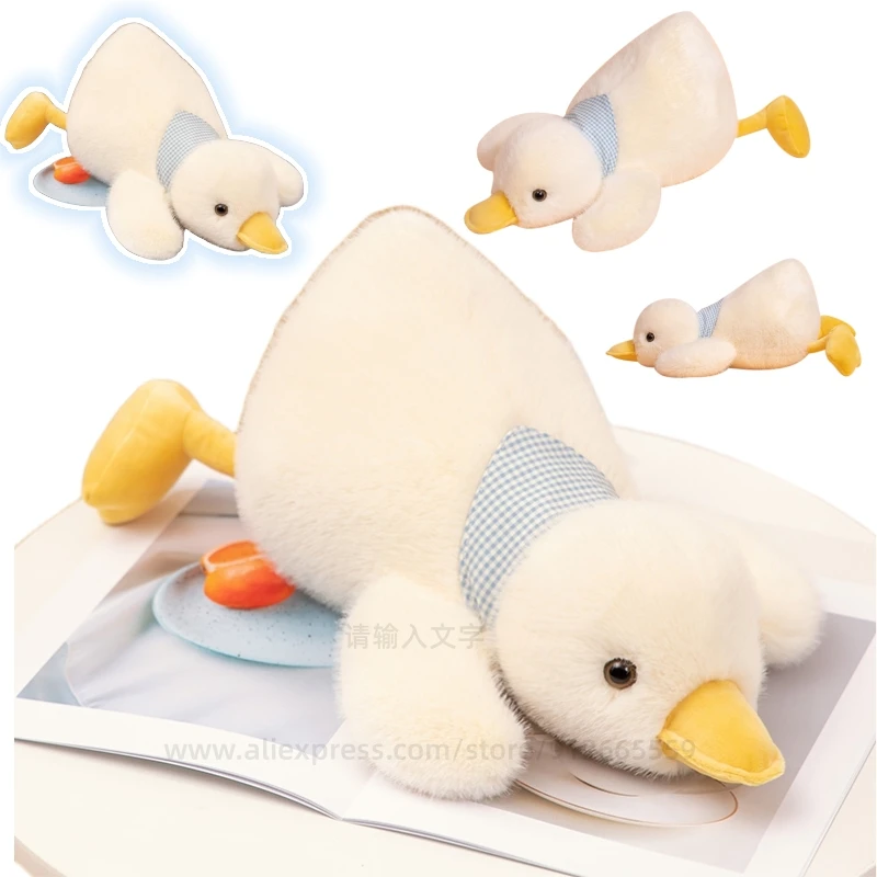

New Kawaii Prone Position Duck Doll Flower Plush Toy Stuffed Animal Plush Toy Best Gift Toy Simulation Birthday Gifts Decor