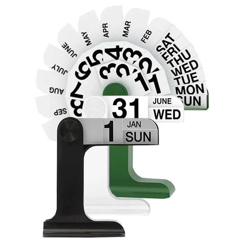 2026 Desktop Calendar Creative Reusable Daily Weekly Schedule Organizers Office Home Decor Ornament Flipping Perpetual Calendars