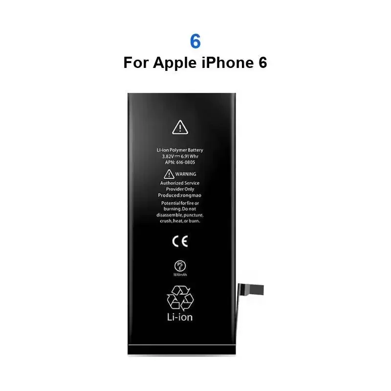 Battery For iPhone 3G 3GS 4 4S 5S 5C SE 2020 SE2020 6S 7 8 Plus X XR XS Max