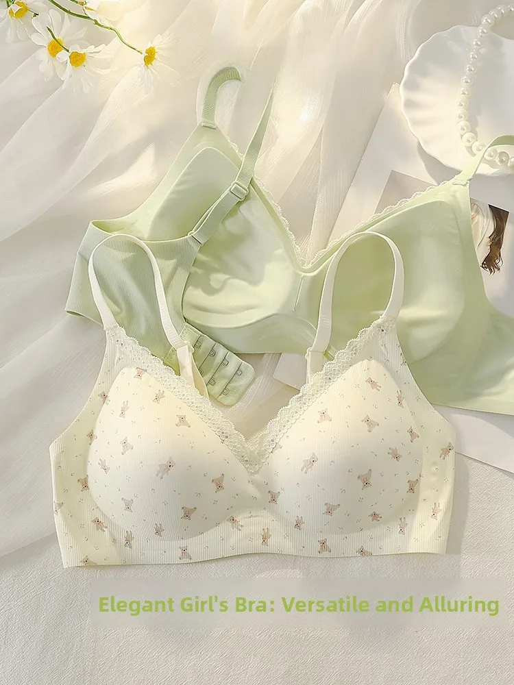 

Style Wireless Bra for Teenage Girls Prevents Side Breast Collection Non Slip Comfortable Breathable Underwear
