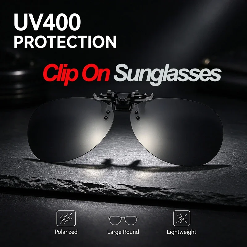 Sunglasses Sun Glasses UV400 protection Oversized Clip Flip Design Delicate Frame for Men Women street Driving sun Eyewear