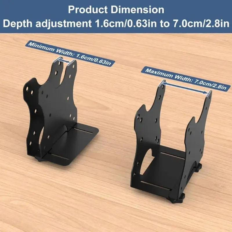 C90F Adjustable Thin Client Mount Bracket Mount Small PC Monitor Arm Stand Mount
