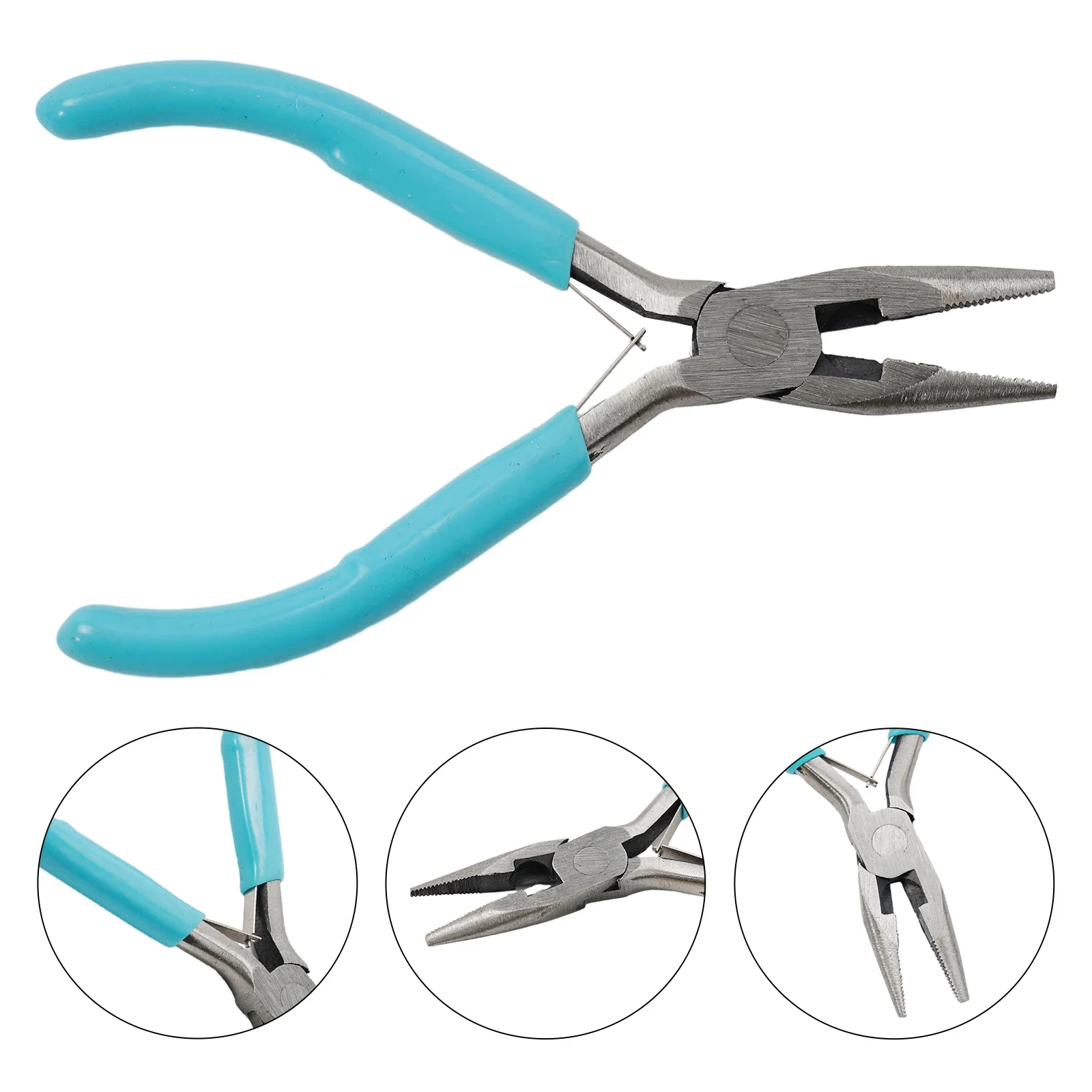 Jewelry Accessories Repair Making Kit Cutting/Bending Copper Wire Small Pliers Tweezers Scissors Opener Ring Tools Bag Pliers