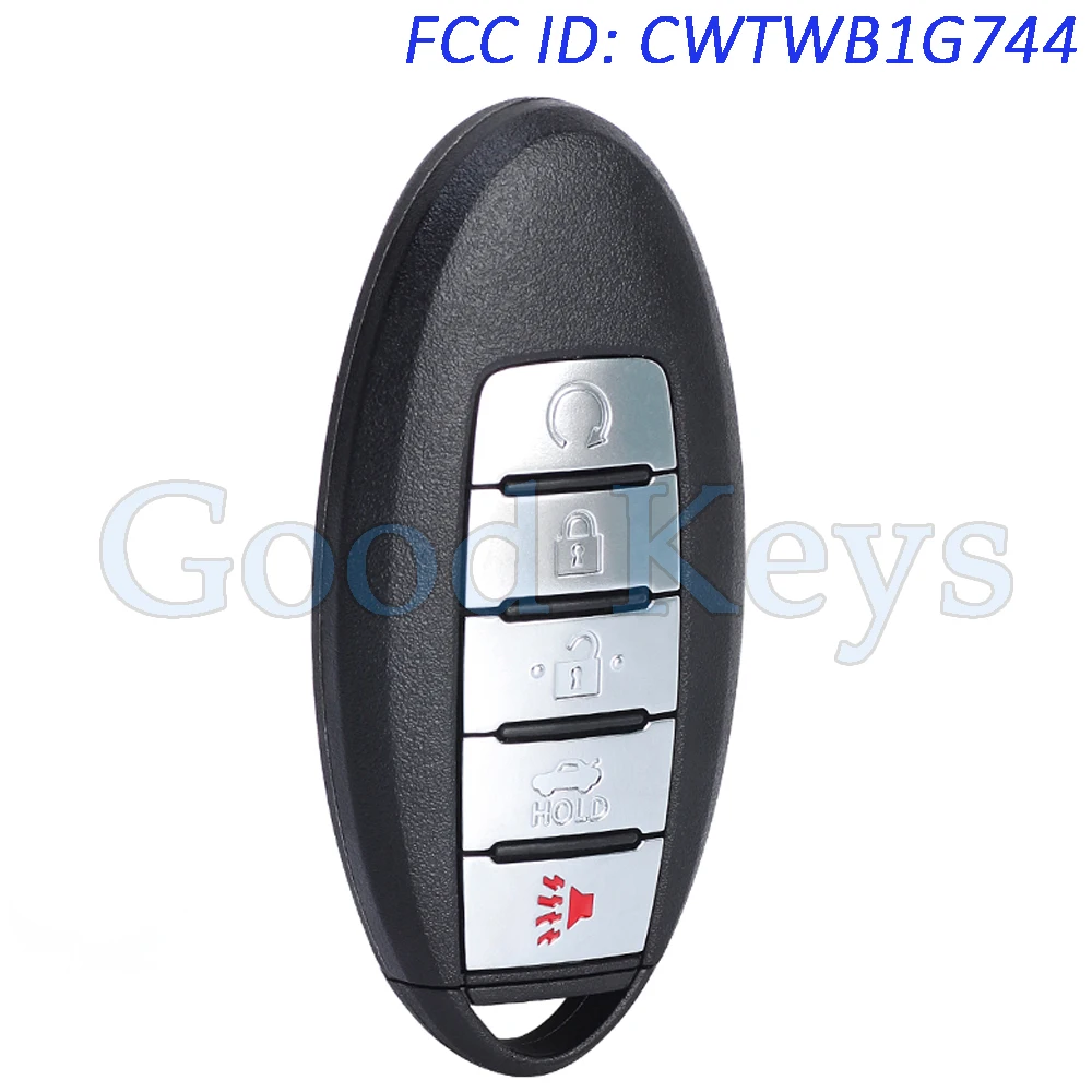CWTWB1G744 for Nissan Armada 2017 2018 for Infiniti QX56 2013 QX80 2014-2019 2020 2021 2022 2023 2024 Smart Remote Key Fob