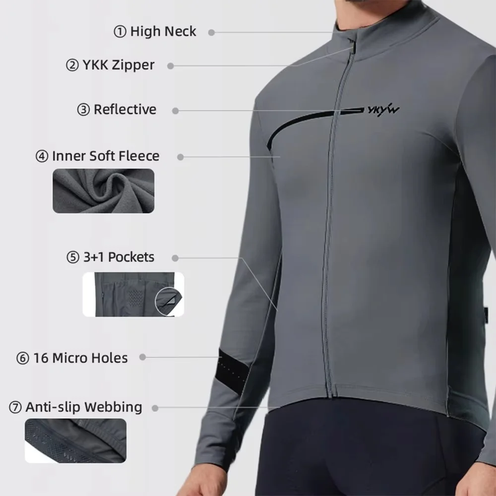 YKYWBIKE Men's Winter Cycling  - đánh giá và giá Cycling Commuter Jacket