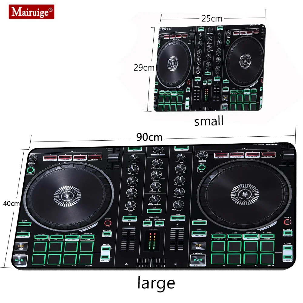 Mairuige ماوس الوسادة سرعة كول DJ لوحة تحكم RGB لعبة ل LOL Dota2 CSGO XXL كبير ماوس LED لاعب لوحة ألعاب حصيرة مكتبية Playmats