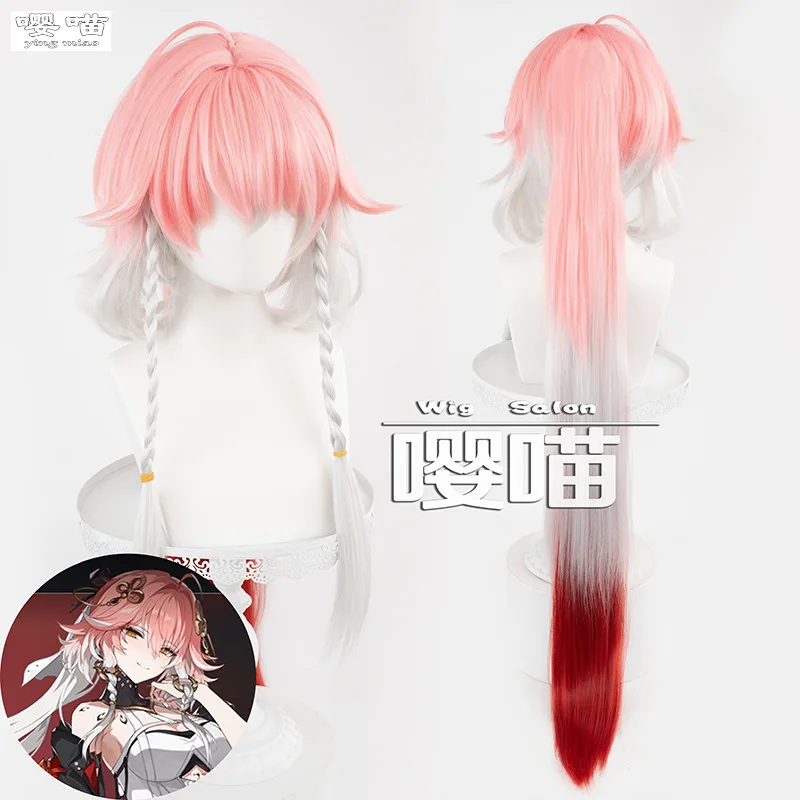 

Игра Wuthering Waves Changli Косплей Парик 95 СМ Градиент Хвост Термостойкие Синтетические Волосы Аниме Косплей Парики Хэллоуин Вечеринка