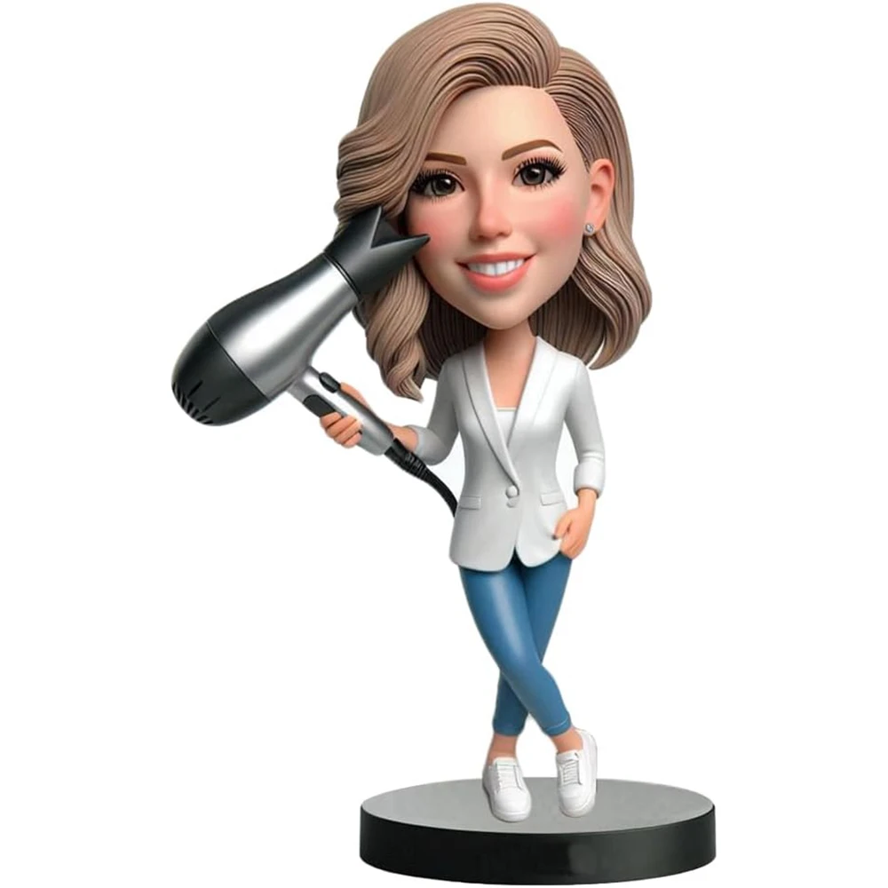 Custom Lady Bobblehead Fashion Beauty Custom Bobble Head,Customized Gifts Based On Photos,Handmade Sculpture