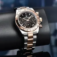 PAGANI DESIGN Fashion Brand Luxury Quartz Men Automatic Date Watches 100M Men Sport VK63 Chronograph Sapphire Glass Casual Watch 5