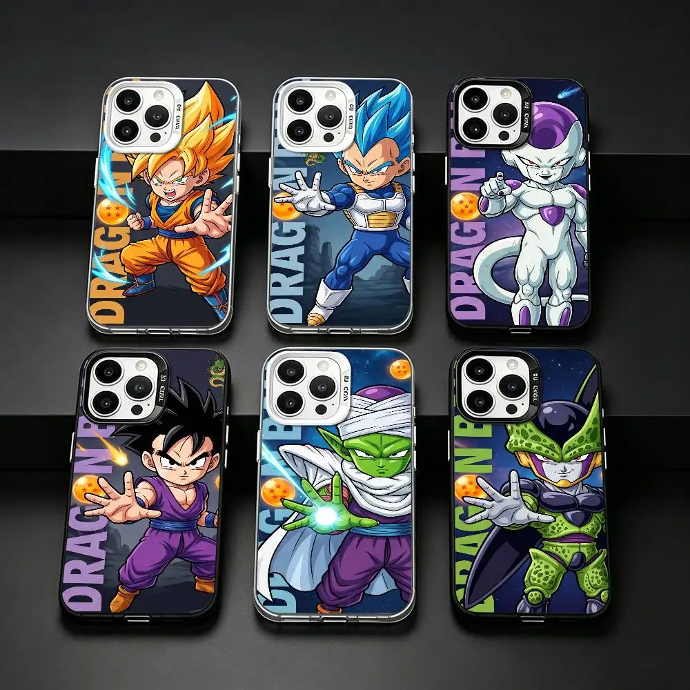Funda Protectora con Diseño de Goku de Dragon Ball Z para iPhone 17 16 15 14 13 12 11 Pro Max Plus Mini