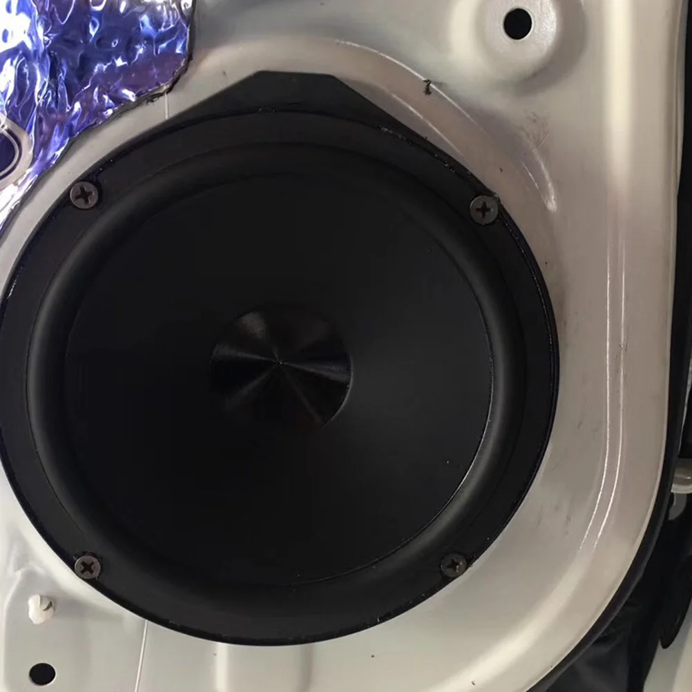 

2pcs 6.5 Inch Car Speaker Adapter Pad Rubber Mounting Spacer No Drill Installation Easy Fit Vehicles Audio Spacers