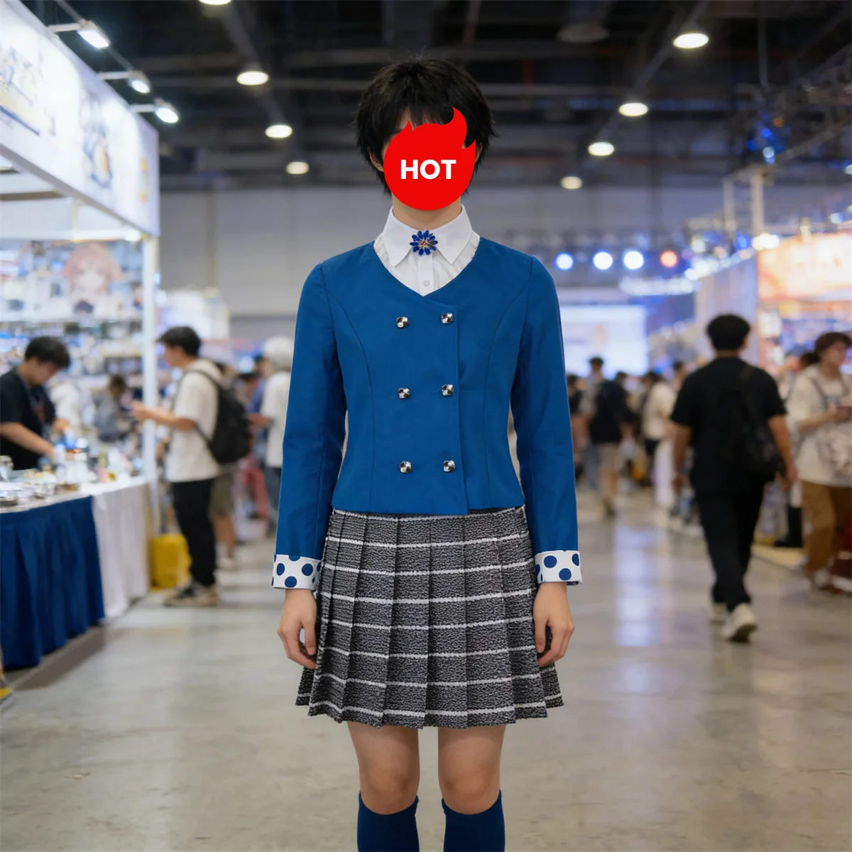 

Музыкальные Хизер Дук Вероника Сойер Косплей Костюм Наряд для женщин Хэллоуин Карнавал Синий Костюм