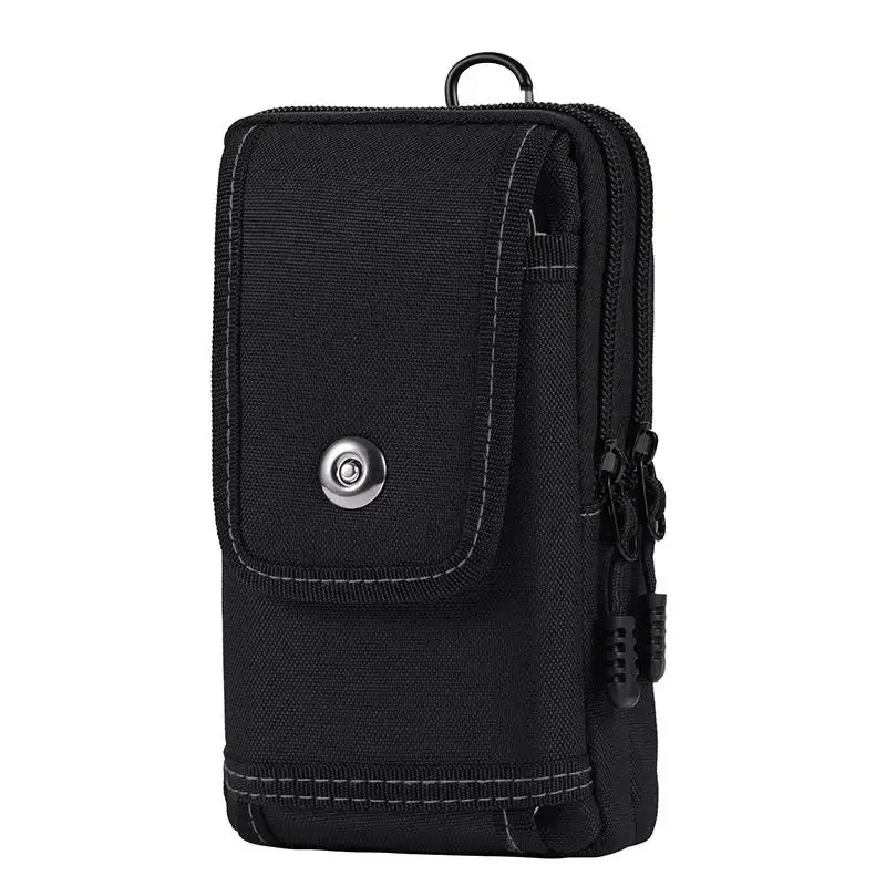 التكتيكية مول حقيبة الرياضة حزام الخصر حقيبة الرجال طبقة مزدوجة الهاتف المحمول الحقيبة التخييم الصيد حزمة مراوح حزمة المرافق