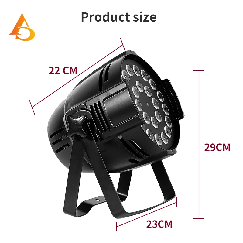 24x12 واط RGBW/24x18 واط RGBWA + UV 6 في 1 LED الاسمية ضوء الألومنيوم ضوء المرحلة DMX512 التحكم DJ ديسكو أضواء الزفاف المرحلة الإضاءة